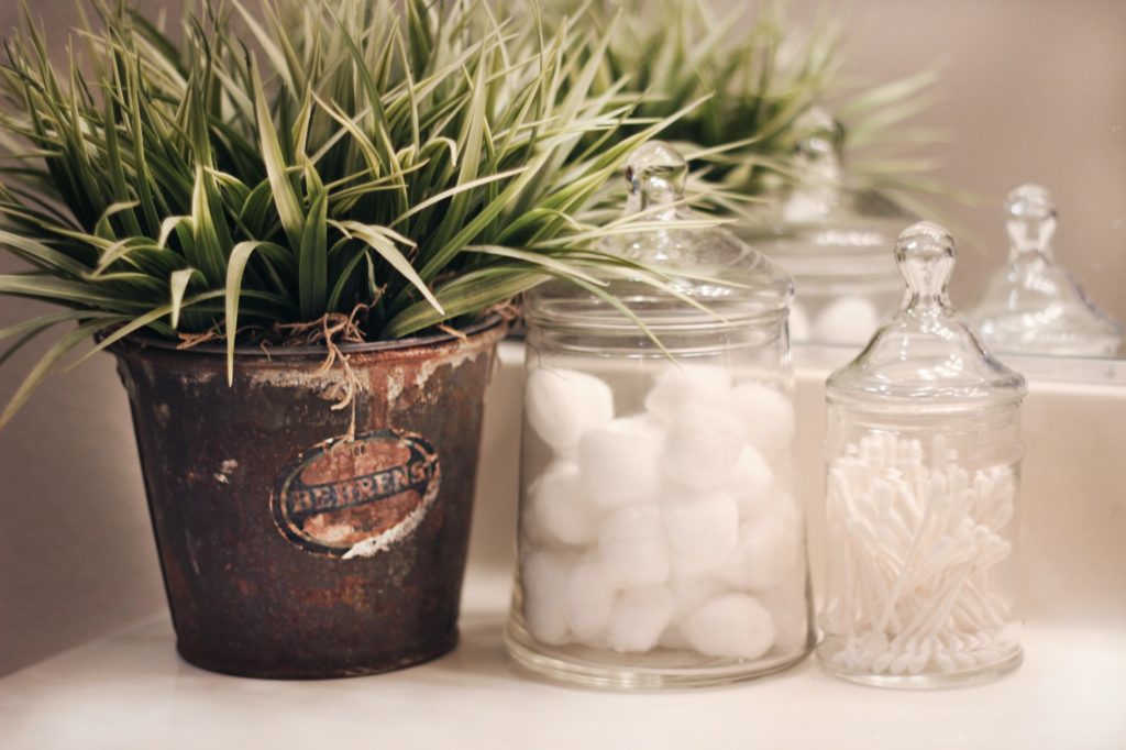 jars bathroom storage for small items