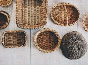 baskets for bathroom organization